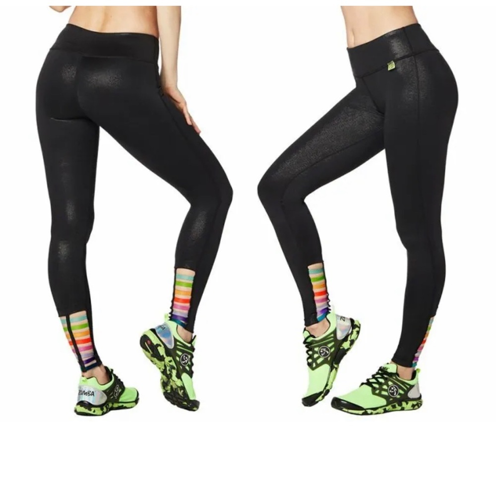 Zumba Sparkle on Ankle leggings Bold Black